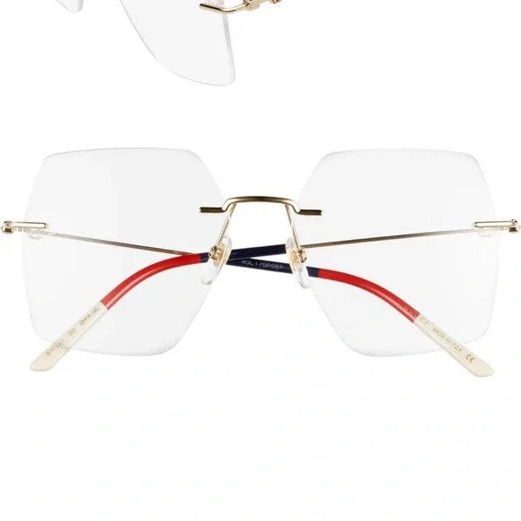 Gucci Rimless Clear glasses